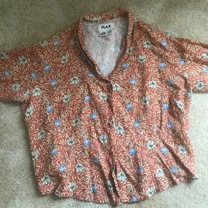 Vintage Flax Button Down